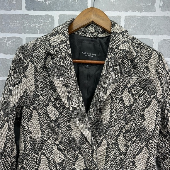 Rachel Roy snakeskin print Blazer Size Small - Picture 7 of 9